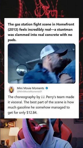 Homefront 2013 Gas Station Fight Scene Featured a Stuntman Slamming Into Real Concrete Without Pads