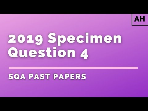 Advanced Higher Physics | SQA Past Papers | 2019 Specimen | Q4