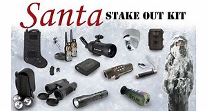 Santa Hunt Stakeout Equipment