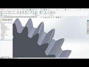Helical Gear Design+Assembly+Simulation in Solidworks l SOLIDWORKS TUTORIAL