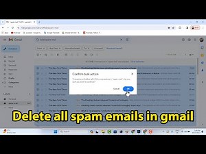 How to delete spam emails in gmail automatically