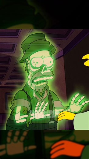 HOMER'S GHOST HAUNTS MR.BURNS!? #simpsons