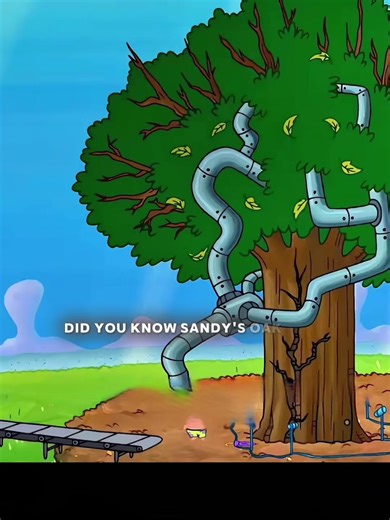 Sandy and SpongeBob's Acorn Adventure