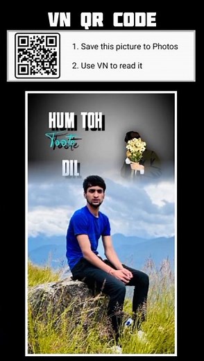 VN QR CODE EDITING VN TEMPLATE REELS #vn #template #shortsviral