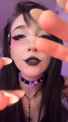 Nana 🌙💜 on Instagram: "do you need help to fall asleep? 🥺 let me help you relax with some gentle mouth sounds, face touching and whispering 💜 🎀 contacts gifted by @pinkyparadisedotcom, code nananightray10 for 10% off • • • • • • • • • #asmr #asmrpositiveaffirmations #asmrvideo #relaxing #goodenough #goodvibes #feelbetter #asmrgirl #asmrpersonalattention asmr reels, asmr, asmr videos, asmr personal attention, asmr girl, asmr positive affirmations, asmr hug, asmr triggers, asmr relax, asmr ti