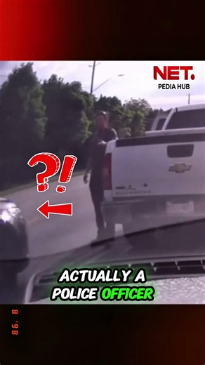 He Made a Dangerous Pass… Without Realizing It Was a Cop🚨#shorts #instantkarma