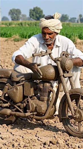 mitti ki bullet bike #mitti ke khilone#tractorvideo #farming #kisan life