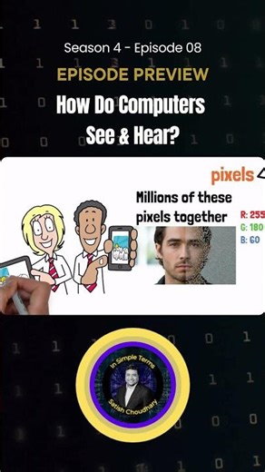 How Do Computers See & Hear? (S4-E8 Preview) | In Simple Terms with Satish Choudhary