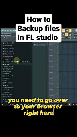 how to backup your files in FL studio #flstudio #music #backup #sutosave #audio #fl #flhacks