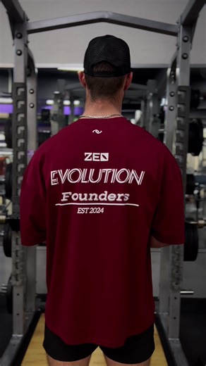 Deep… Crimson… Red! 🥀 Oversized Tee, shop for yours now! #foryou #gymwear #brand #newdrop #viral