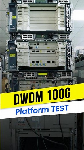 Cisco 15454 M6 DWDM Test, Carrier Optical Platform #cisco #dwdm #opticalnetwork #100g #shorts #fyp