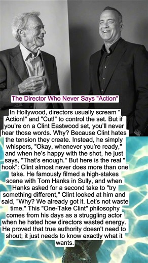 The Director Who Never Says "Action"