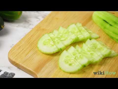 How to Slice a Cucumber