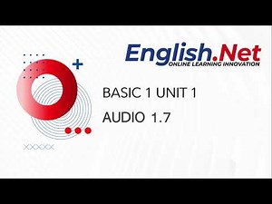 Basic 1 audio 1.7