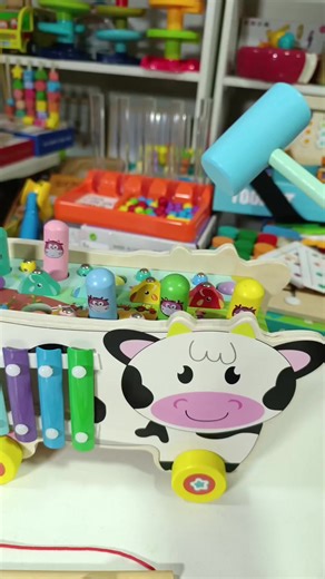 Vaca Multifuncional: Juguete Didáctico para Niños