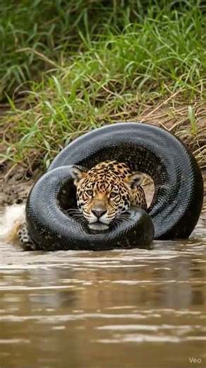 jaguar wrapped around anaconda