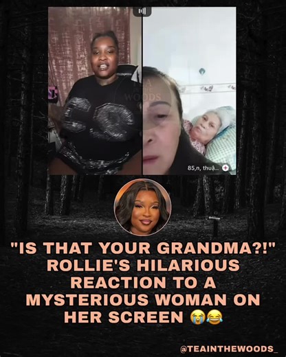 THE PRANK! 😭 Rollie just got trolled on live after spotting a motionless woman in a fan’s background! She hilariously asked, “Is that a dead person?!” before logging right off. 🗣️📉 How would y’all react? 👇🍵 #BaddiesUSA #Rollie #TeaInTheWoods #zeusnetwork