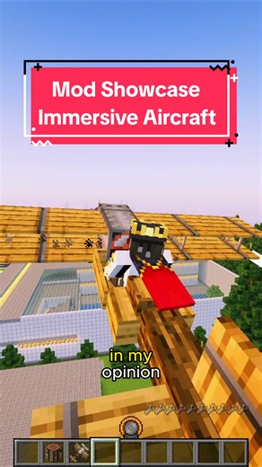 Immersive Aircraft Mod Showcase in Minecraft