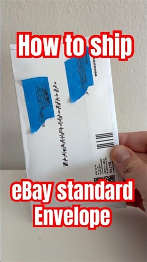 How I ship eBay standard envelope (ESE)