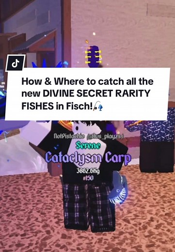 Divine Secret Rarity Fish Guide for Fisch in Roblox