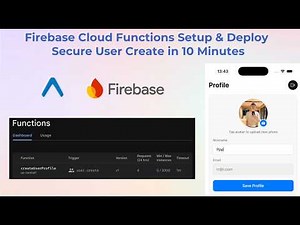 Firebase Cloud Functions Setup & Deploy + Secure User Create in 10 Minutes