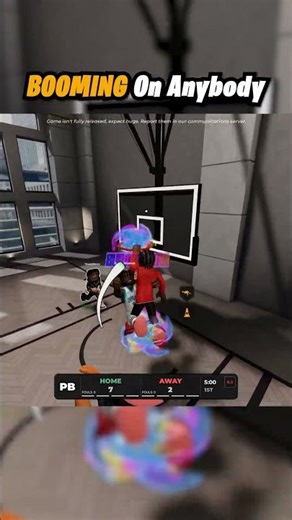 BOOMING On Anybody!💥 #roblox #practicalbasketball #robloxbasketball