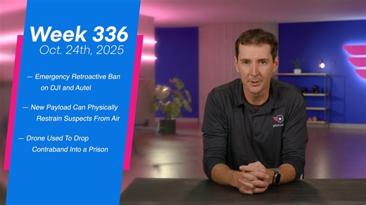 1.3K views · 22 reactions | Welcome to your weekly UAS News Update. We have three stories for you this week: a Florida Senator is pushing for an emergency retroactive ban on DJI and Autel drones, a new drone payload can physically restrain suspects from the air, and several men who were alleged to have used a drone to drop contraband into a prison. | Pilot Institute | Facebook