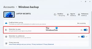 Comment activer ou désactiver Mémoriser mes applications dans Windows 11