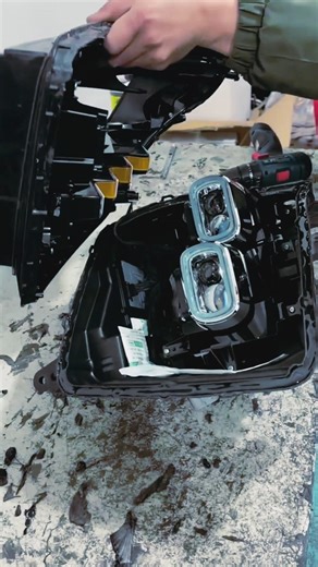 LED Headlights Upgrade – Before vs After 🔥 #shorts