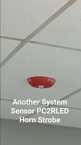 Another System Sensor PC2RLED Fire Alarm and Sure-Lites Exit Sign at Sally Beauty Supply
