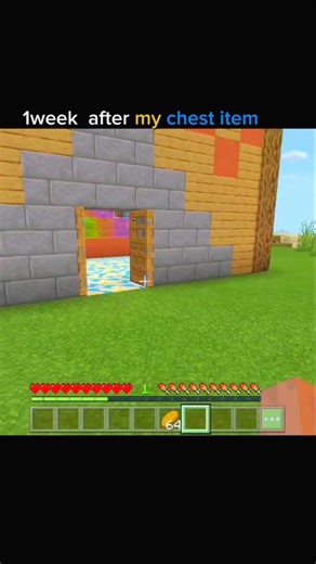 First day chest item Vs 1 week after my chest items 😍