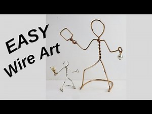 Easy Wire Art Sculpture Tutorial - Custom Pickleball Gifts