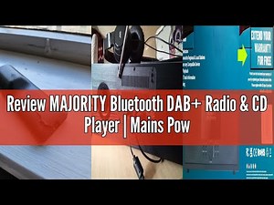 Review MAJORITY Bluetooth DAB+ Radio & CD Player | Mains Powered 60 Watt Stereo Hifi System for Home