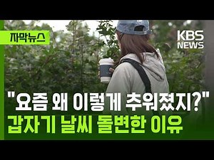 [Subtitled News] "Why has it gotten so cold lately?"…The reason for the sudden change in weather ...