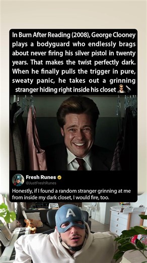 In Burn After Reading (2008), George Clooney wasn't prepared