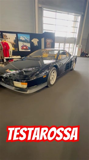 Black Ferrari Testarossa 🖤🔥 #FerrariTestarossa #Ferrari #Shorts