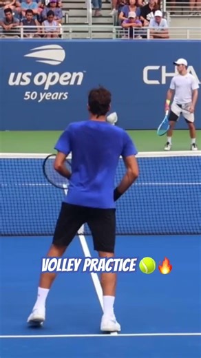 Roger Federer Volley Practice 🎾🔥