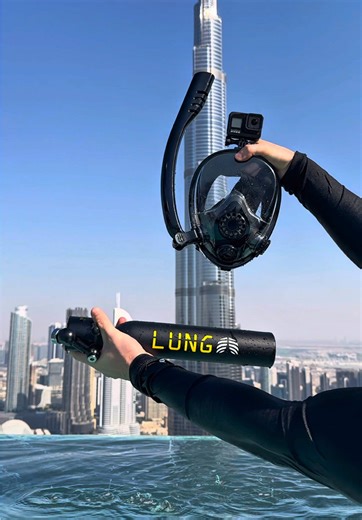 Free Refills for Underwater Breathing Mask