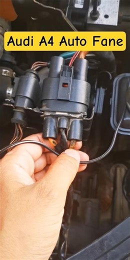 Audi A4 Auto fane module diagram ram and location