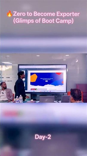 🚀 Zero to Become Exporter Bootcamp | Day 2 Glimpses #shorts