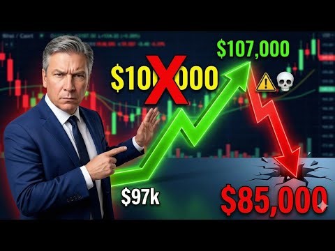 ⚠️ BITCOIN: The $107K Trap. Final Destination $85K?