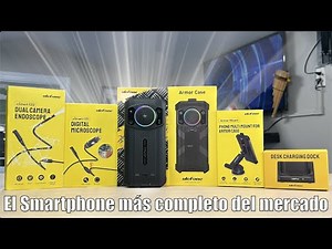 El todo terreno con microscopio, Endoscopio y super parlante con luces RGB - Ulefone ARMOR 21