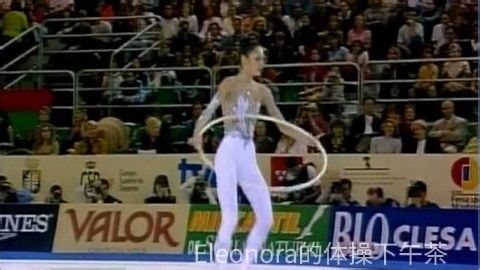 2001年马德里世界艺术体操锦标赛圈操银牌 乌克兰选手Anna Bessonova 贝索诺娃