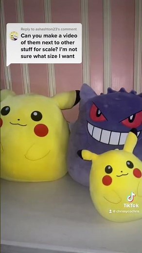 Pokémon Squishmallow size comparison!!