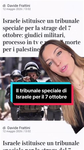 Il Parlamento israeliano ha approvato una legge che permette di istituire un tribunale speciale per condannare i responsabili degli attentati del 7 ottobre. Sarà trasmesso in live televisivo e, con tre giudici militari, prevede la possibilità della pena di morte. Ce ne parla Chiara Piotto qui e nella puntata di The Essential di oggi, sul canale YouTube di Will e su Spotify #israele #esteri #palestina @Chiara Piotto