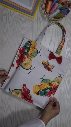 DIY Fabric Tote Bag Tutorial | Sew Your Own Reusable Shopping Bag | Sew a Canvas or Cotton Tote Bag