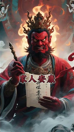 阎君·瑞气祥言 | 岁岁平安，寿比南山 #祝福 #阎王 #阎王爷 #阎罗王 #神话 #民间传说
