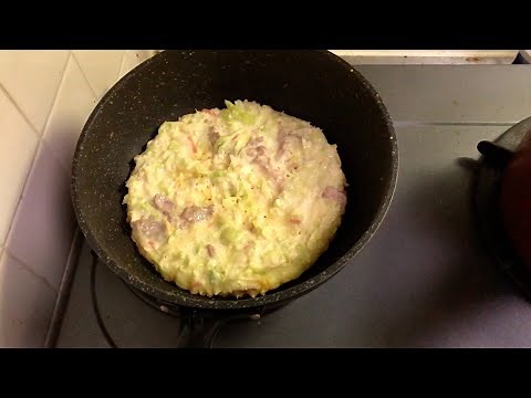 お好み焼きの返し方 〜 フライパン編 〜