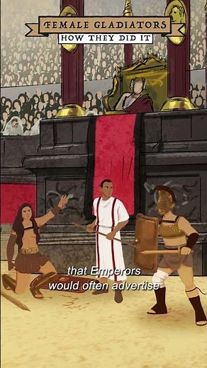Did Female Gladiators Exist? #shorts #history #documentary