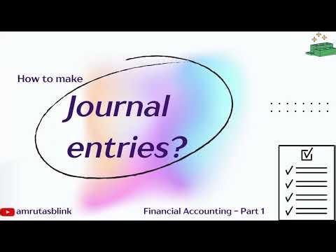 How to make Journal entries?